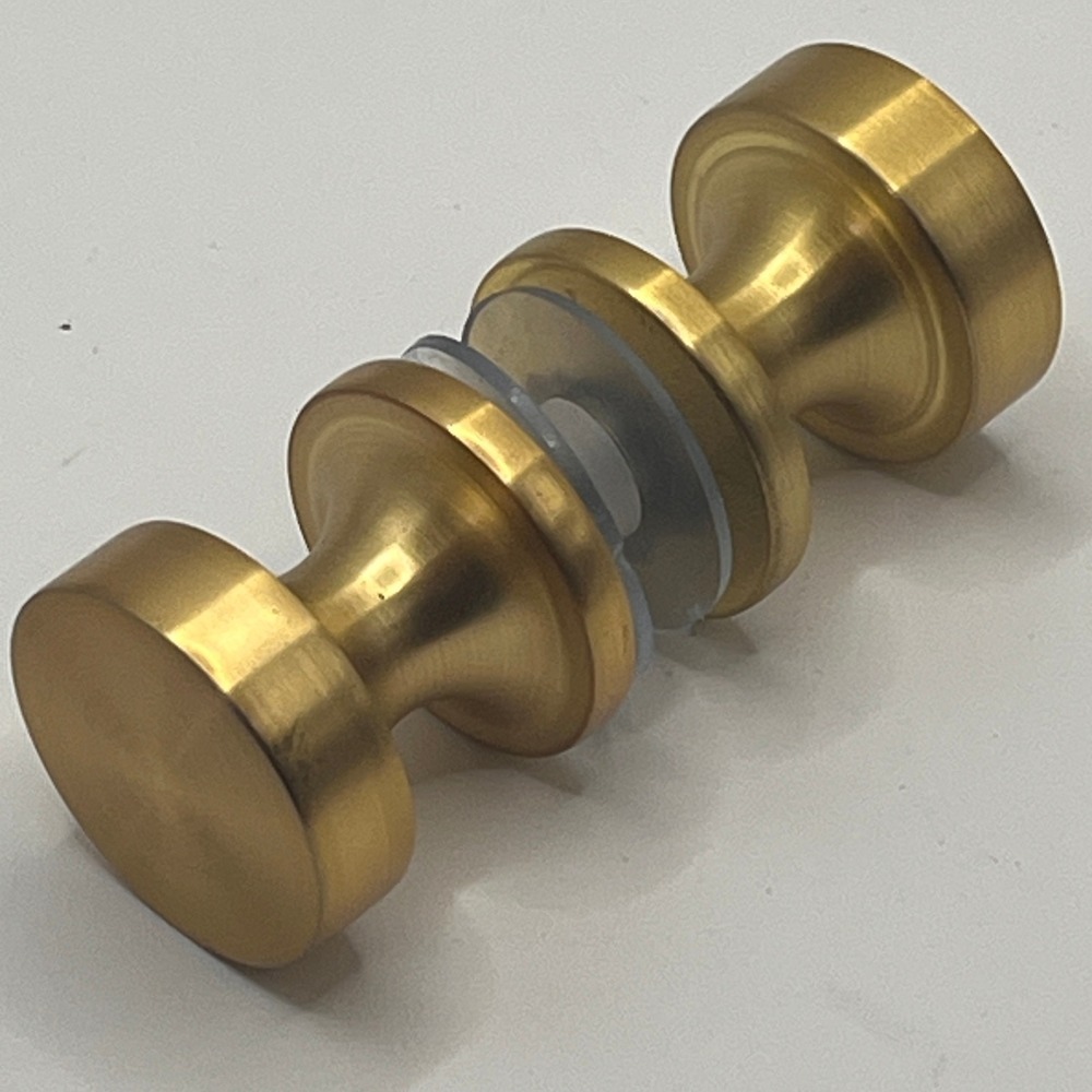 Modern Brass Drawer Pull Cabinet Handle Door Knob Glass Shower Door Hardware